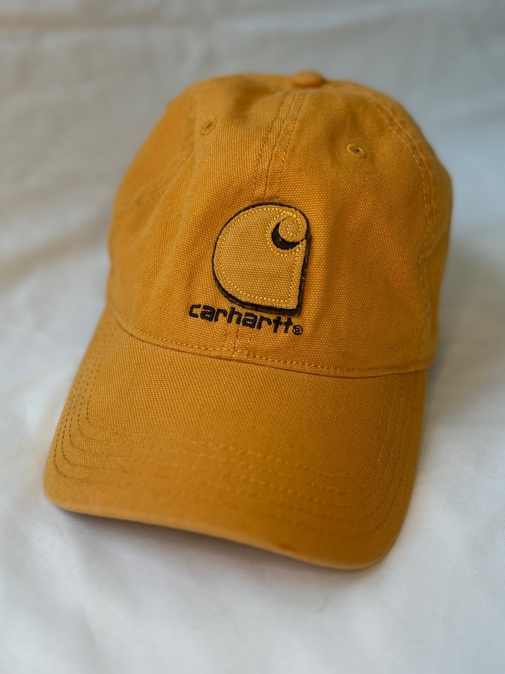 Orange Carhartt hat